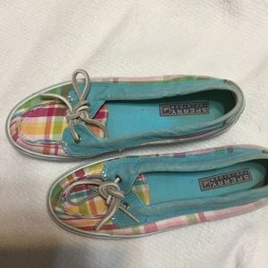 Sperry Pastel Top Sider Boat Shoes Size 6M